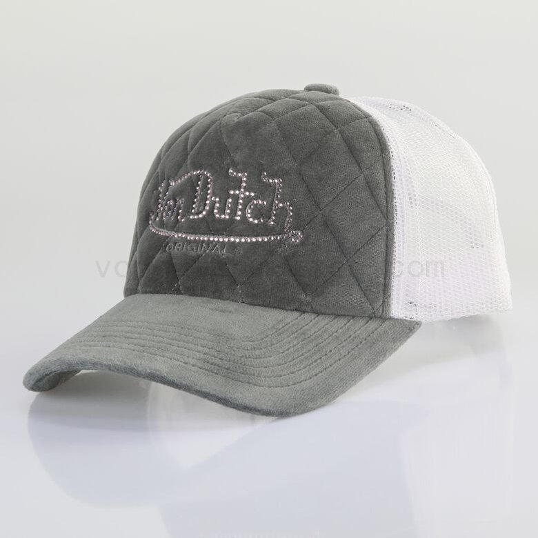 (image for) 2023 Billig Von Dutch Originals -Trucker Miami Cap, grey/white F08161034-01361